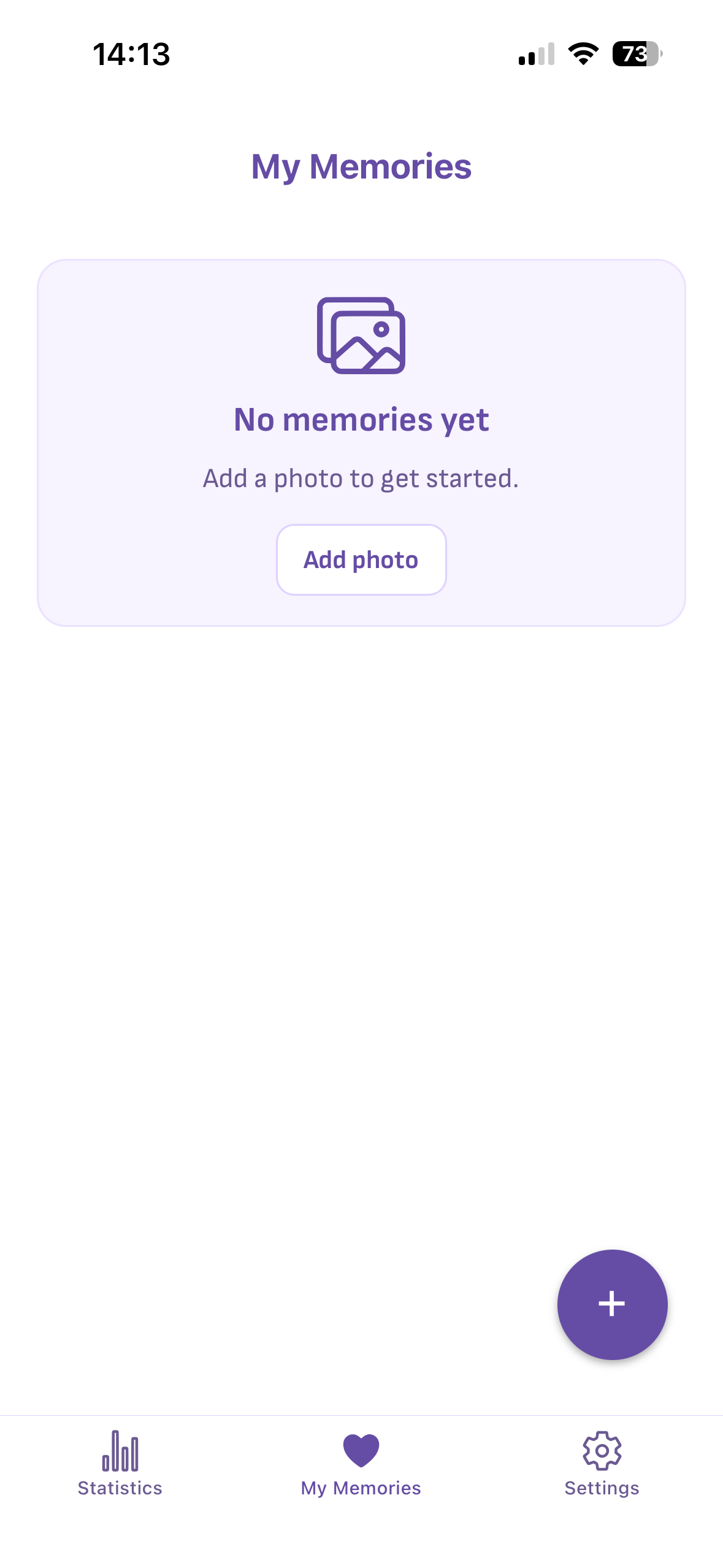 Lovsy App Memory Empty
